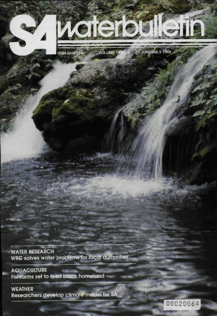 SA Waterbulletin Volume 14 No 3