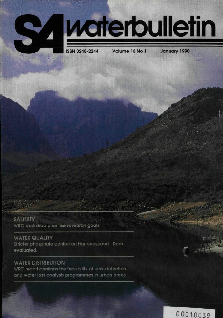 SA Waterbulletin Volume 16 No 1