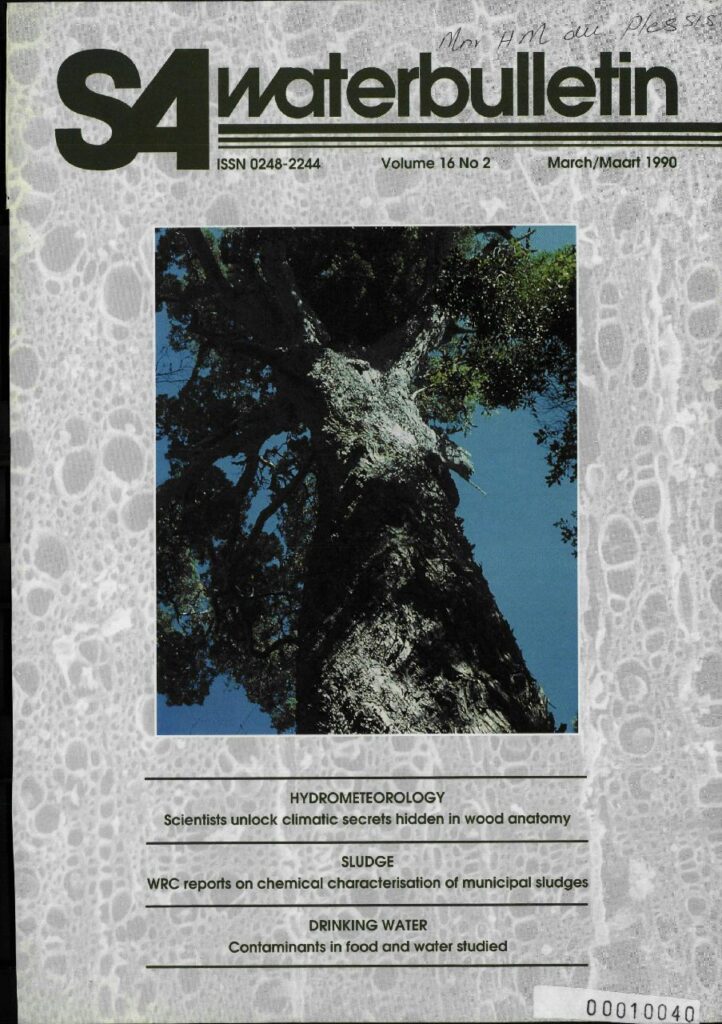 SA Waterbulletin Volume 16 No 2