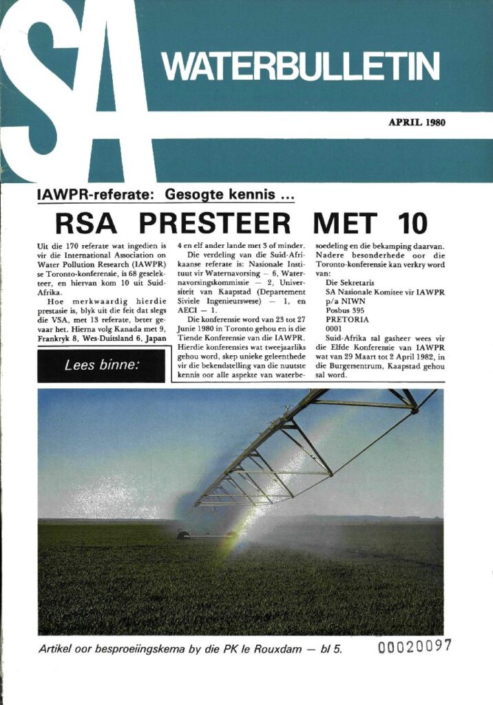SA Waterbulletin April 1980