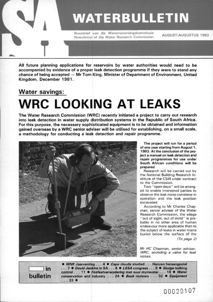 SA Waterbulletin August 1983