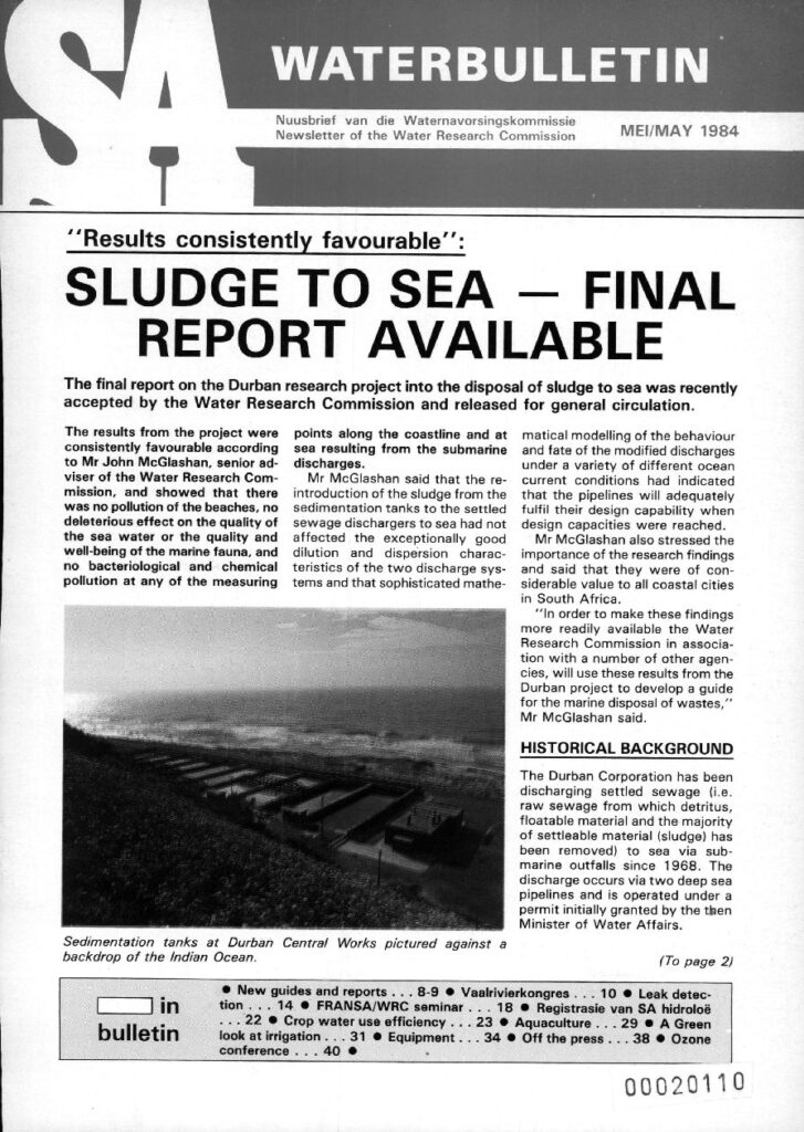 SA Waterbulletin May 1984