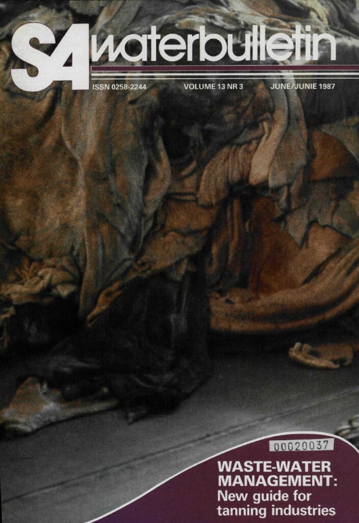 SA Waterbulletin Volume 13 No 3