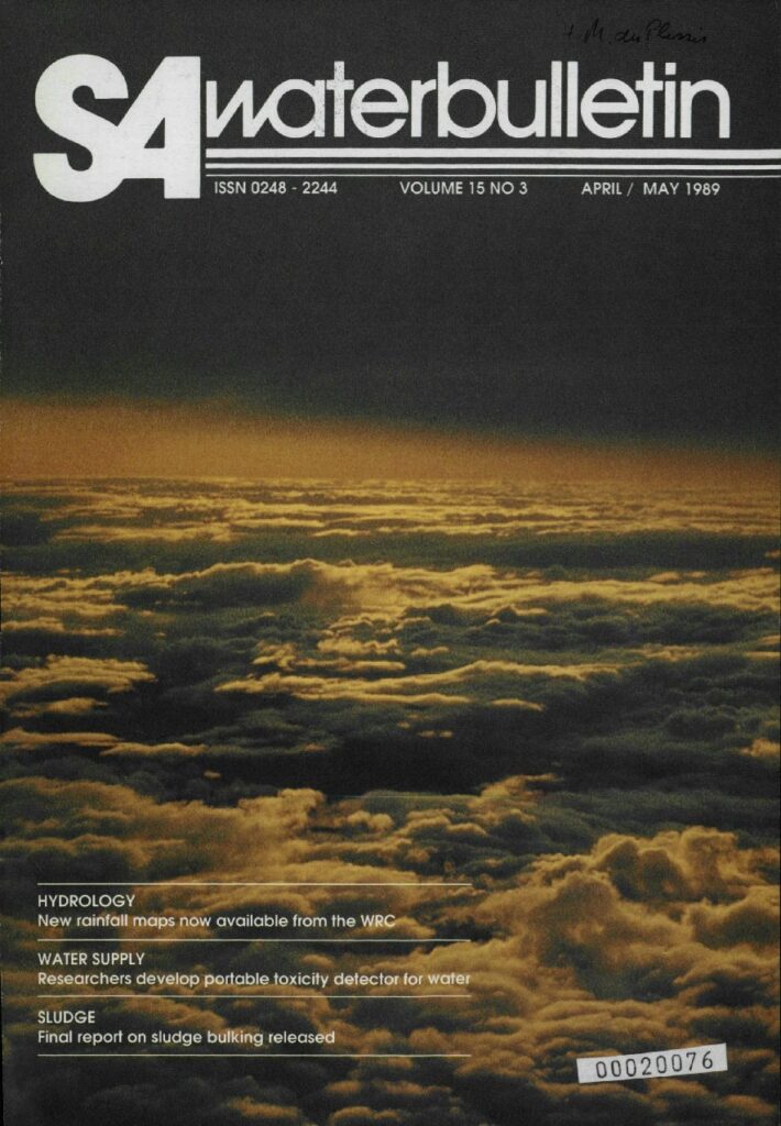 SA Waterbulletin Volume 15 No 3