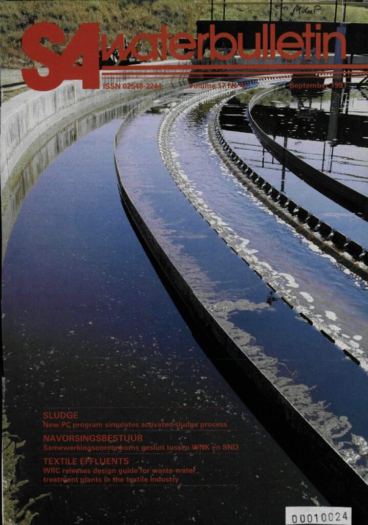 SA Waterbulletin Volume 17 No 4