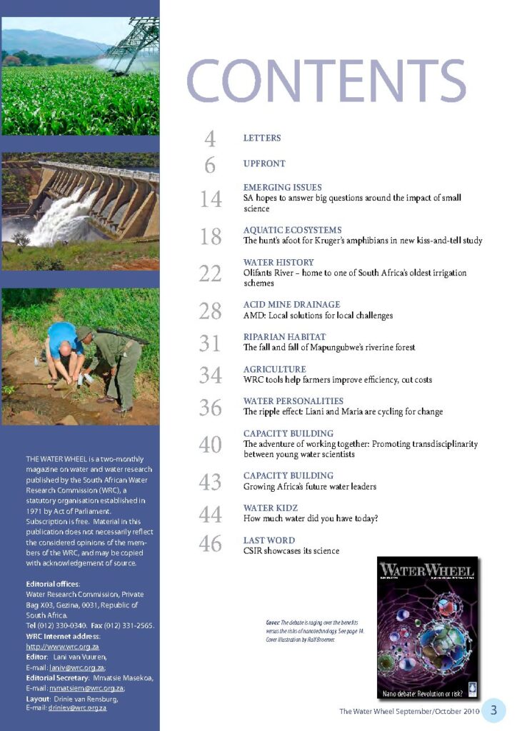 The Water Wheel Volume 9 No 5